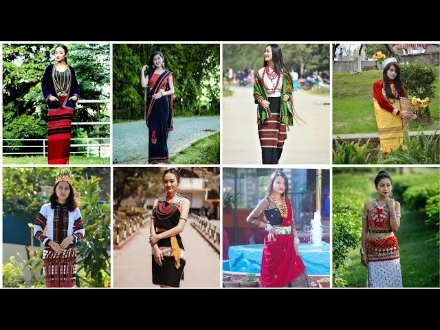 Traditional dress of northeast India for male and female
