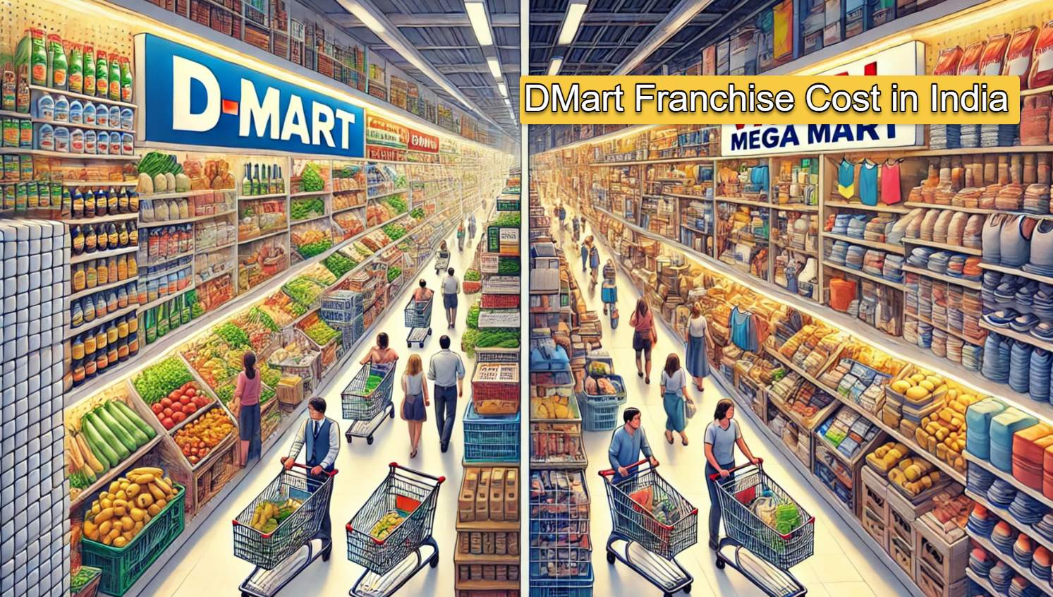DMart Franchise Cost in India