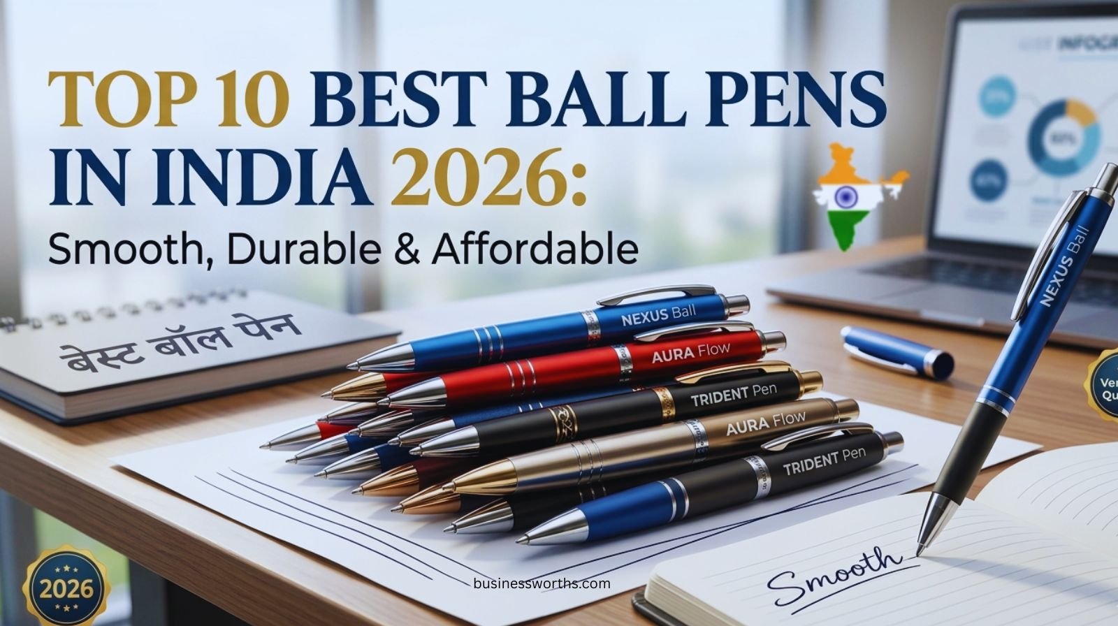 Top 10 Best Ball Pens in India 2026: Smooth, Durable & Affordable