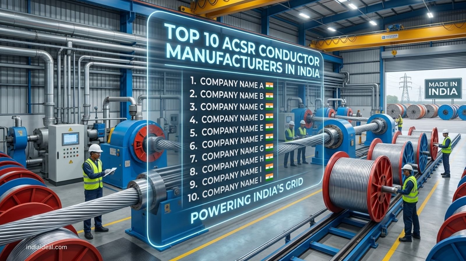 The Top 10 ACSR Conductor Manufacturers in India