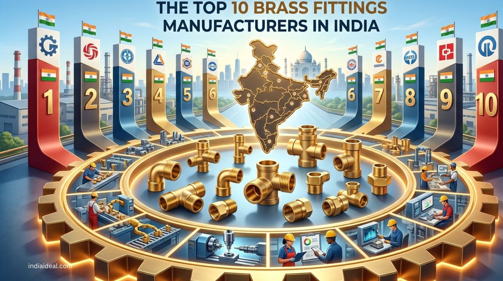 Top 10 Brass Fittings Manufacturers in India 2026: Expert Ranking