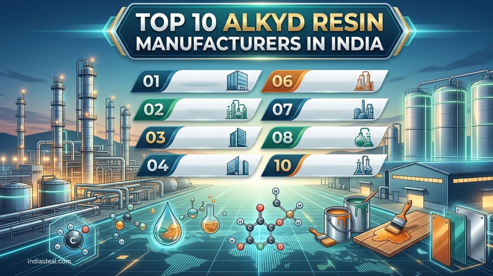 Top 10 Alkyd Resin Manufacturers in India 2026: The Industry Leaders