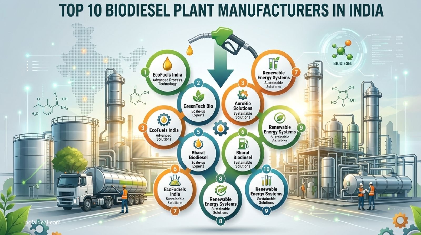Top 10 Biodiesel Plant Manufacturers in India 2026: The Green Tech Guide