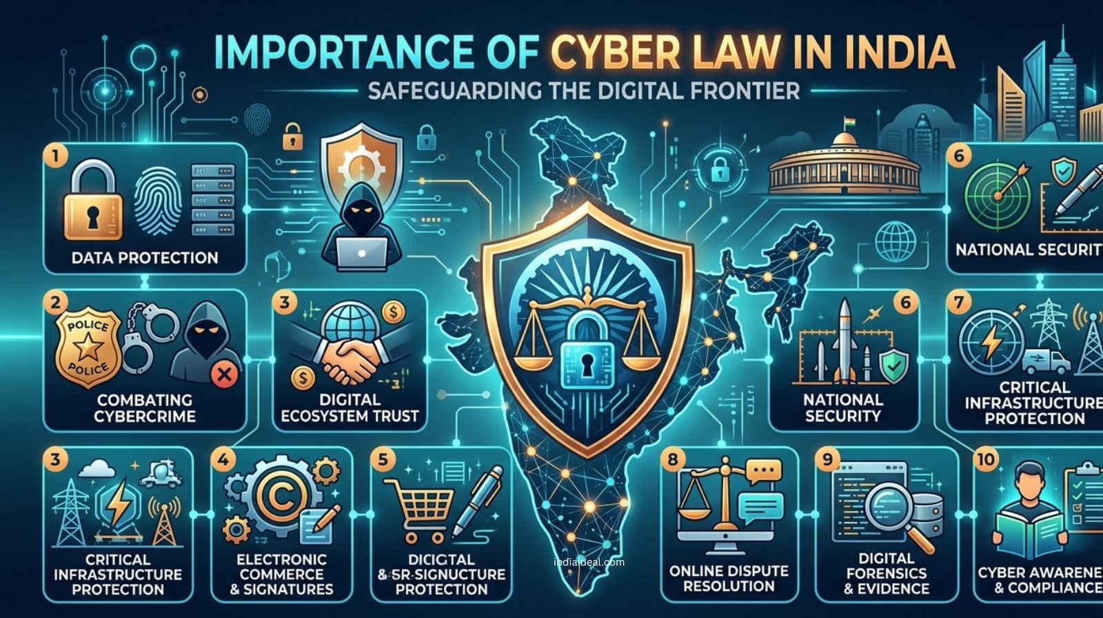 Top 10 importance of cyber law in India