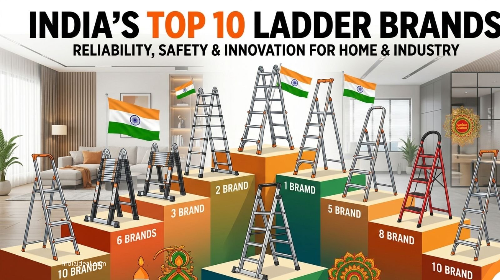 Learn about aluminium, steel, and telescopic ladders.