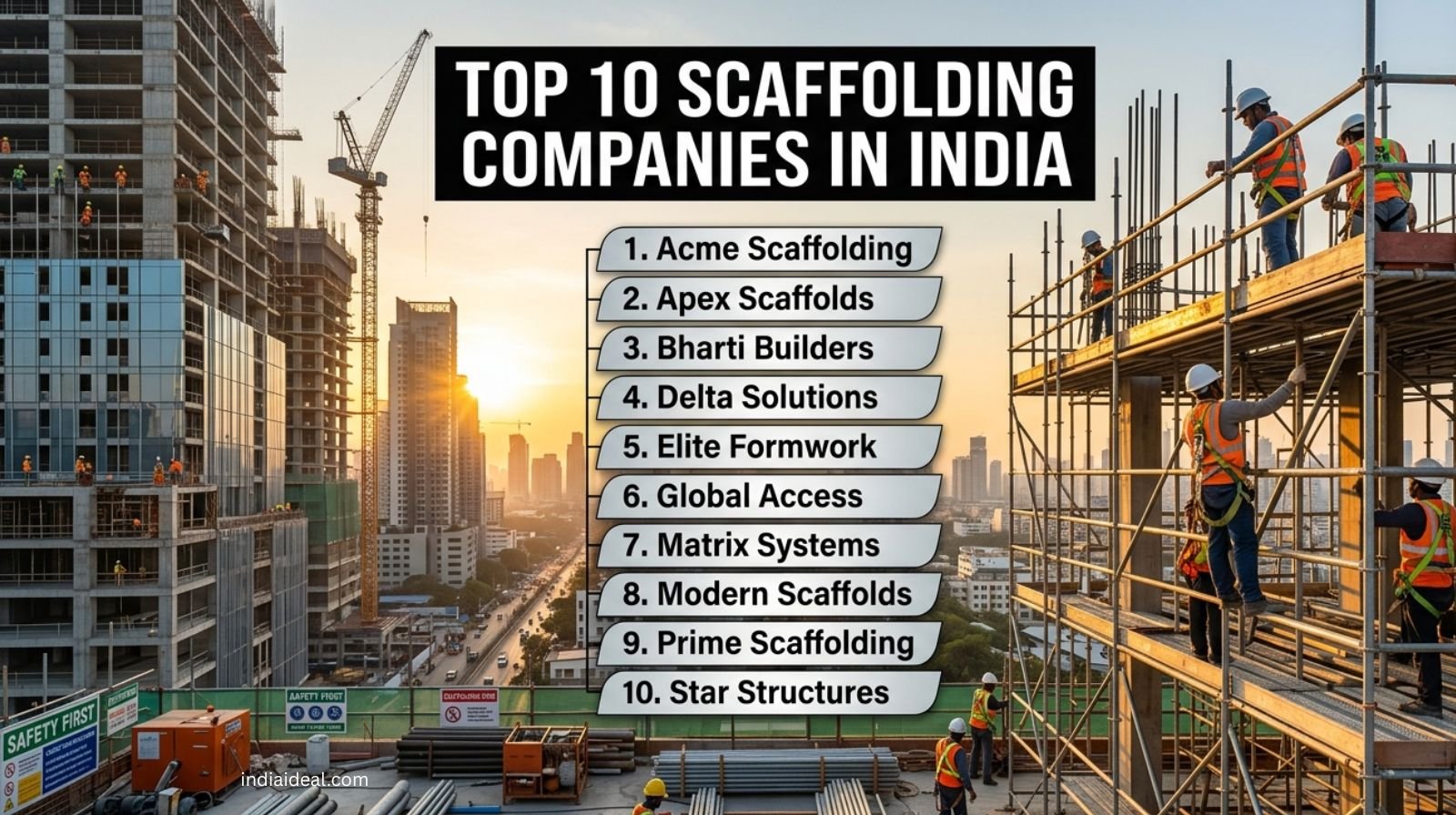 Top 10 Scaffolding Companies in India 2026: Safety & Innovation