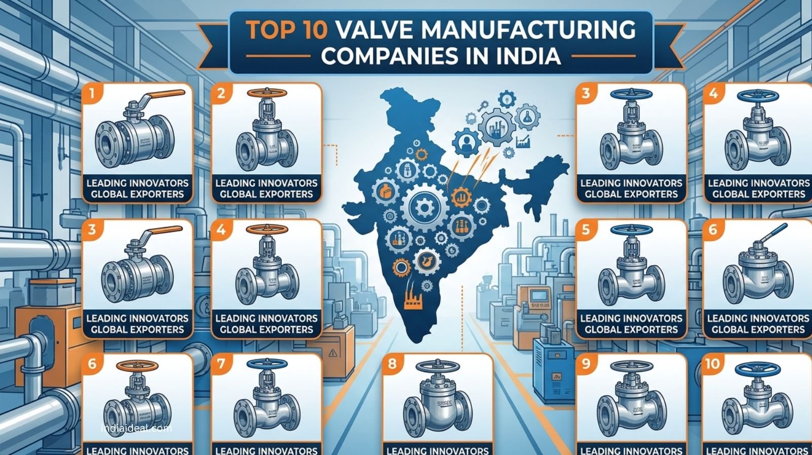 Top 10 Valve Manufacturing Companies in India