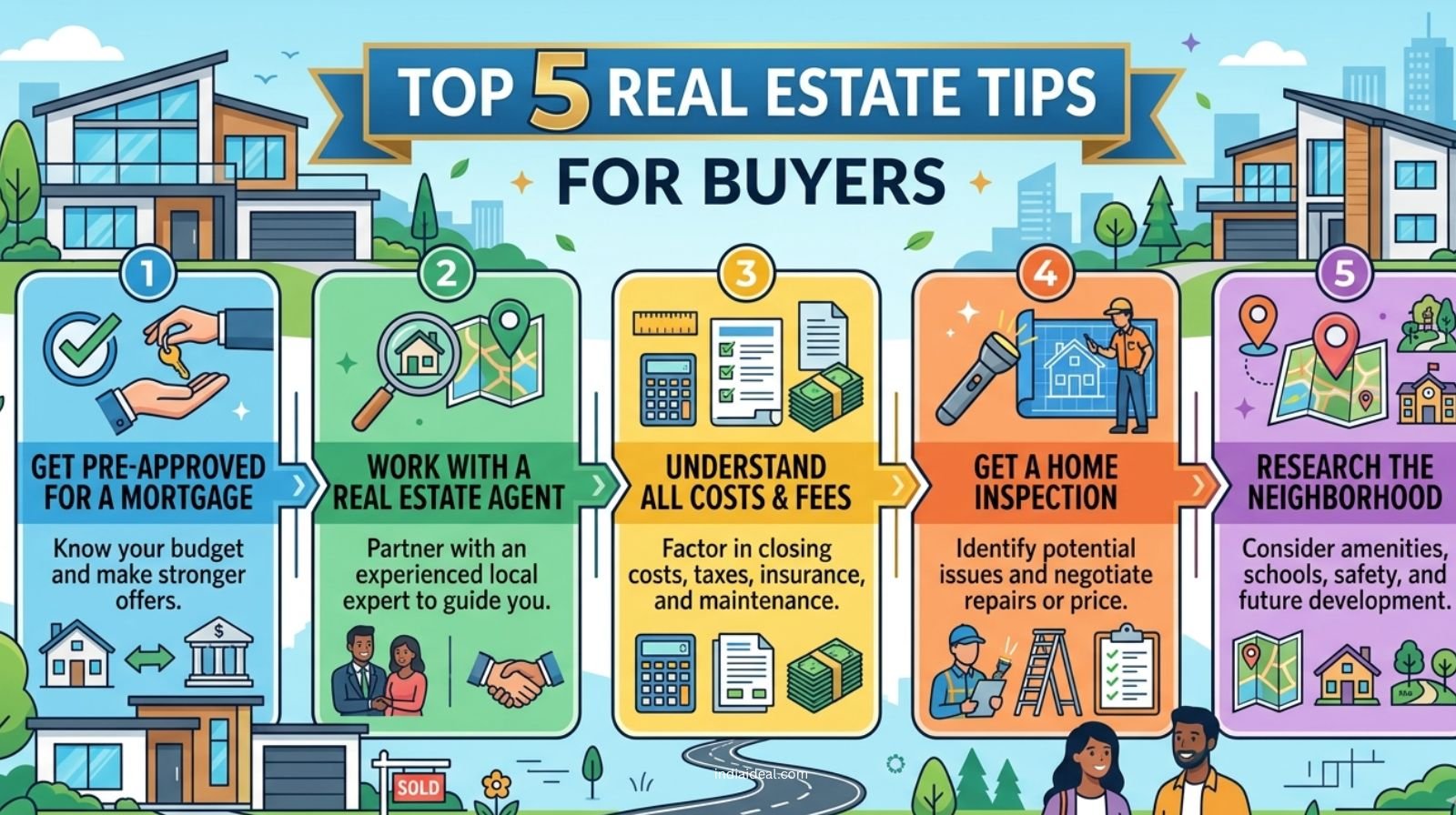 Top 5 Real Estate Tips for Buyers