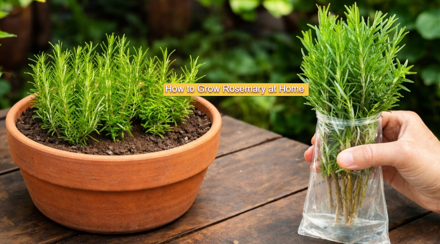 How to Grow Rosemary at Home